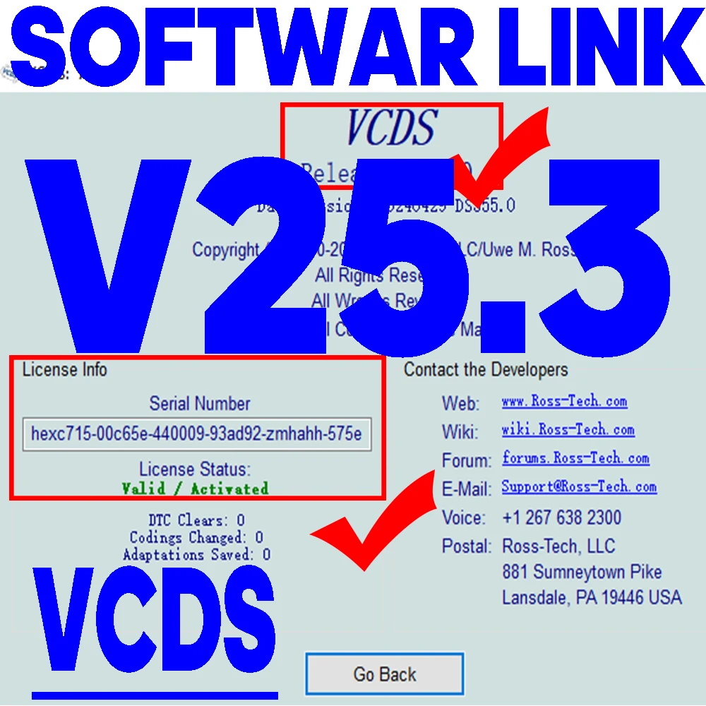UPDATE SOFTWARE VAG COM OBD2-Scanner HEX V2 VCDS USB-Schnittstelle FÜR VW AUDI Skoda Seat Unlimited VINs Atmega162 VAGCOM TOOLS Image