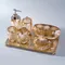 Ensemble de salle de bain en cristal, toilettes de luxe, bouteille de désinfectant pour les mains, tasse de bain de bouche, porte-savon, plateau de rangement, accessoires de salle de bains, nouveau