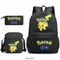 POELLsimplifié-Sac à Dos de Cosplay Pikachu pour Femme, Cartable d'École, Interrupteur Livre,