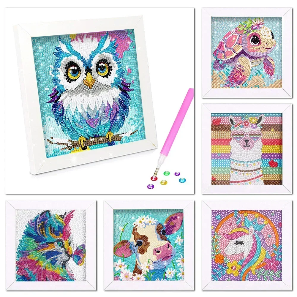 Nouveau bricolage mosaïque Carft Kits diamant Arts et artisanat pour enfants brillant 5d diamant peinture Kits pour enfants jusqu'à 5 ans