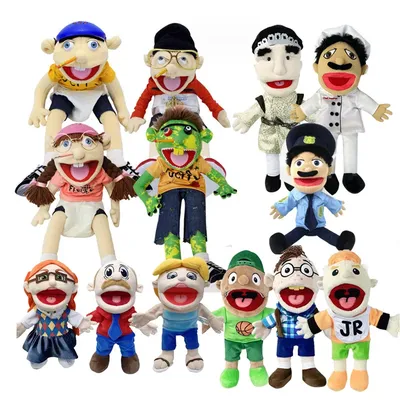 Jeffy Hand Puppet Toy Jeffys Zombie Boy Puppet Brinquedo Kawaii Stuffed Animal Jeffy Puppet Family