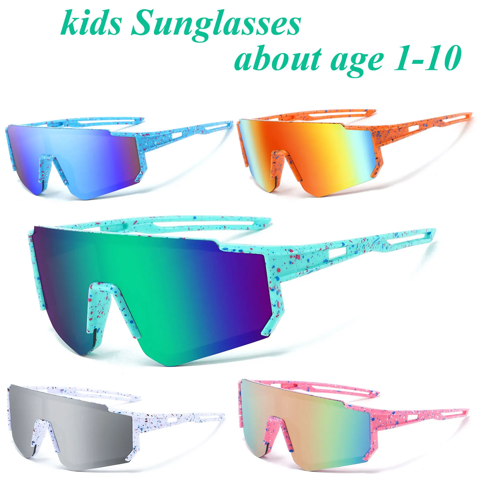 Lunettes de soleil pour garçons et filles, mode plein air, Baseball, Softball, pêche, randonnée, cyclisme, lunettes de Sport pour jeunes