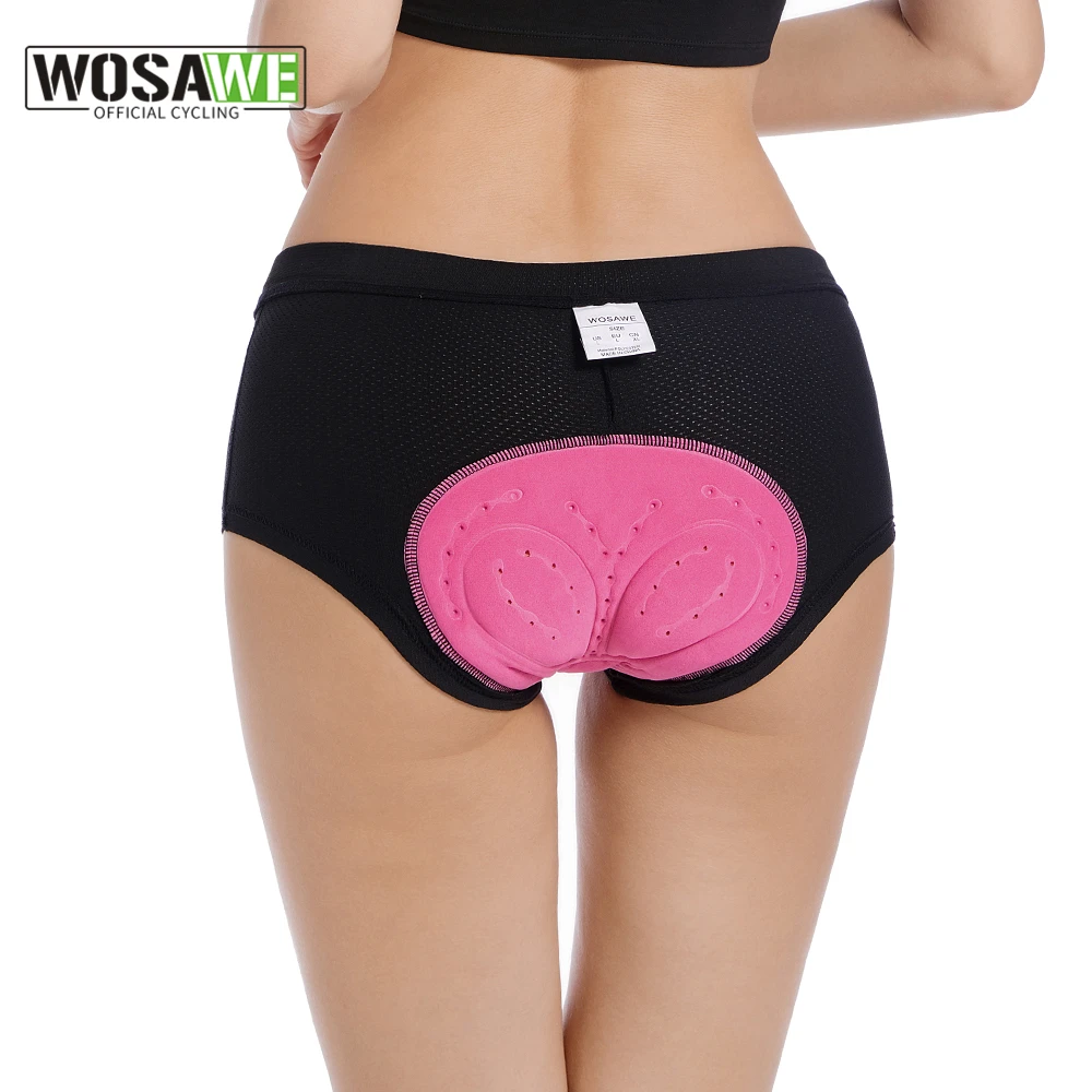 WOSAWE – short de cyclisme pour femmes, collants de Compression, antichoc, pour vélo de montagne, vtt, équitation, sous-vêtements de Sport