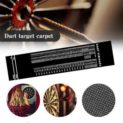 Dart Teppich mit Wurf linien Darts Mat Checkouts profession elle Darts Mat Dart Points und Image