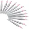 12 Teile/paket Edelstahl Schräg Augenbraue Pinzette Gesicht Haar Entfernung Clip Make-Up-Tool Frauen Kosmetik Schönheit Großhandel