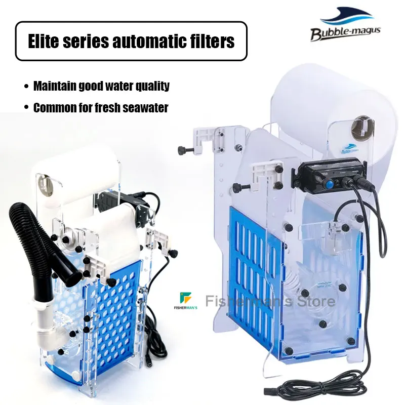 Bubble Magus ARF ELITE-S-M-L Automatischer Rollenfilter für Aquarien, automatisches Fleece-Sumpffiltrationssystem, ARF Elite-S/M/L Image