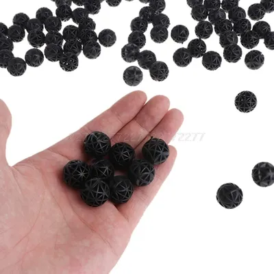100 stücke 16mm Aquarium Bio Bälle Filter Media Nass Trocken Fisch Teich Reefx O11 Dropship
