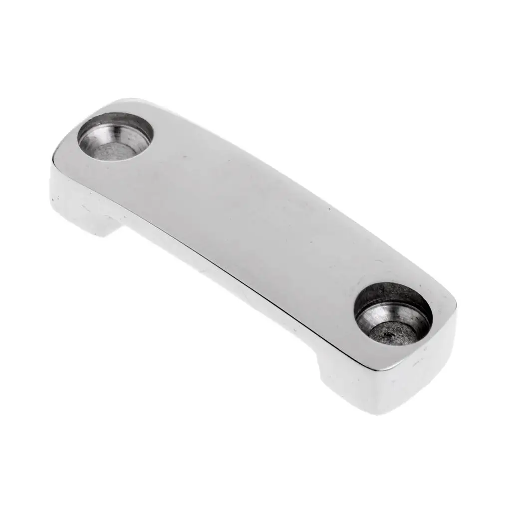 Bootsdeck-Fitting aus Edelstahl 316, Seil, Zurrgurt, Ösenschlaufe, 48 x 14 mm, starke Korrosionsbeständigkeit, langlebig, robust Image
