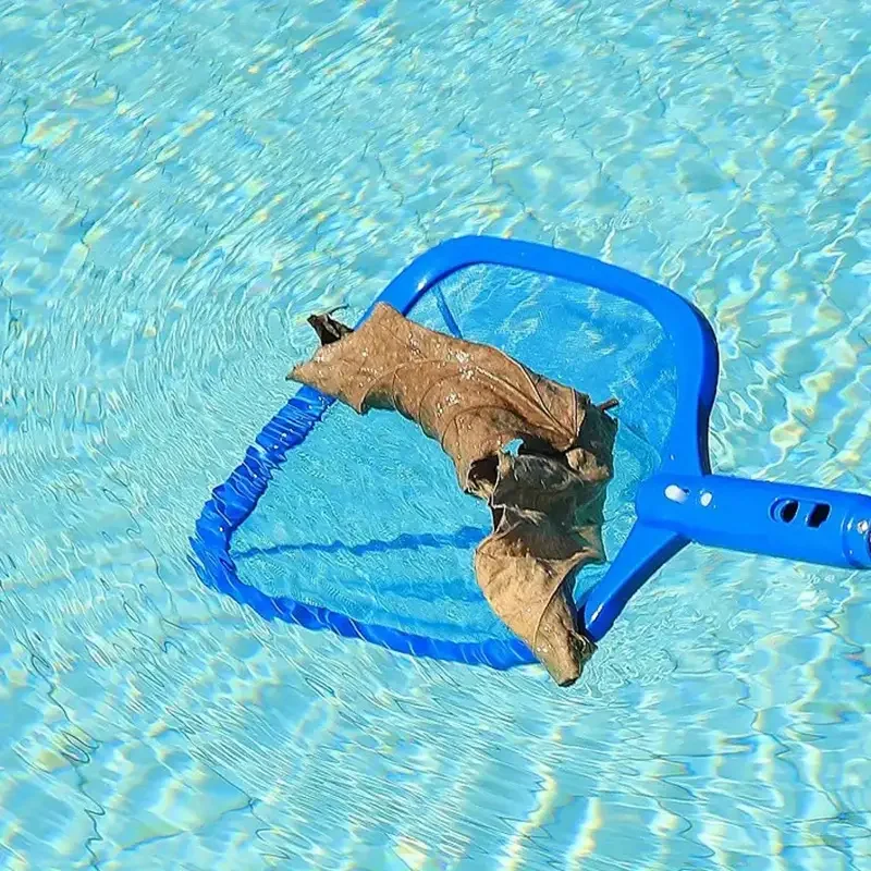 1 Stück feinmaschiges Pool-Skimmer-Netz – ultrafeines Netz zur effizienten Entfernung von Schmutz, wirksamer Laub-Skimmer für mühelose Pool-Reinigung Image