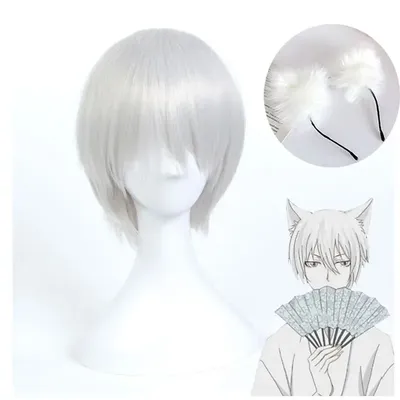 Anime Kamisama Haji memashita Tomoe Perücke Kamisama Kuss Tomoe Cosplay Perücke Kamisama Liebe kurze Halloween Perücken Image