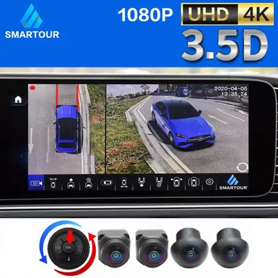 Smartour 3,5 D 4K Universal Auto HD 360 Grad Surround View System Fahr Mit Vogel Ansicht System 4 Ch auto Kamera AHD 1080P DVR
