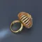 Bride Talk anello di marca di lusso creativo fantasia gabbia per uccelli anelli rotondi per la casa zircone pieno colore Dubai accessori da donna divertenti di lusso
