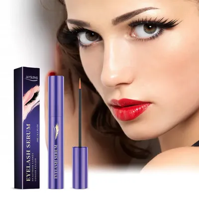 Jaysuing Lash Serum Natural Eyelash and Eyebrow Enhancer Longer, Thicker and Fuller Lashes & Brows