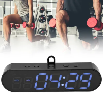 Portable Gym Timer Multifunctional 1000mAh USB Fitness Sports Interval Workout Timer Alarm Clock Gym