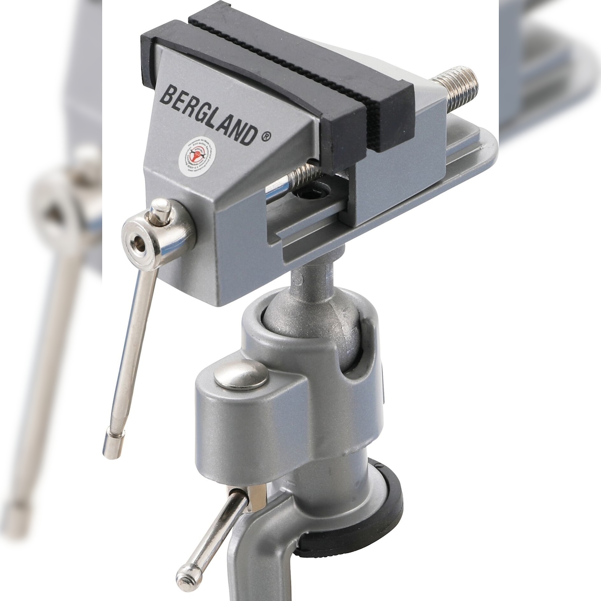 Kraftmann 93057 Tisch Schraubstock 70mm 360 Grad drehbar Image