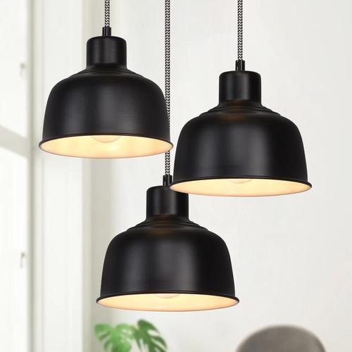 Pendelleuchte Esstisch Hängelampe Vintage - Industrial Hängeleuchte Schwarz Esstischlampe E27 Retro