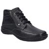 Schnürboots JOSEF SEIBEL "New Anvers 84", Herren, Gr. 44, schwarz, Leder, casual, Schuhe, Winterstiefel, Komfortschuh, Schnürstiefel in Weite K (extraweit)