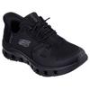 Slip-On Sneaker SKECHERS "GLIDE-STEP PRO", Damen, Gr. 41, schwarz, Textil, unifarben, sportlich, Schuhe, Slipper, Freizeitschuh mit komfortabler Heel Pillow Funktion