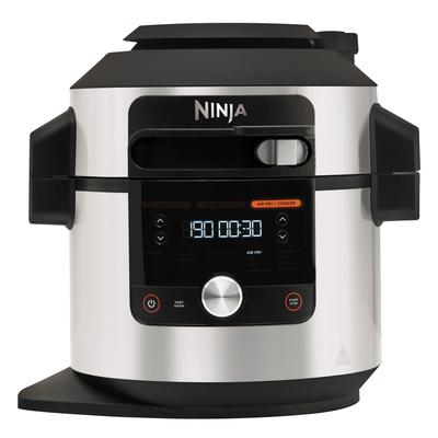 NINJA Multikocher "Foodi MAX 12-in-1 SmartLid Multikocher OL650EU", silber (eh19), B:25cm H:36cm T:26cm, Küchenmaschinen