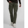 Cargohose PETROL INDUSTRIES, Herren, Gr. 33, Länge 34, grün (army grün), Web, Obermaterial: 98% Baumwolle, 2% Elasthan, casual, gerade, unten schmal, Hosen