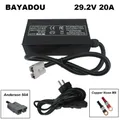 Caricabatterie rapido per batteria LiFePO4 24V 20A 8S 29.2V 24 Volt 50AH 100AH 200AH LFP RV Caricabatterie per accumulo di energia al fosfato di ferro SB50 XT90