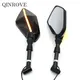 Con indicatore di direzione a LED 8 10MM specchietto retrovisore moto universale per Yamaha MT 03 07 09 10 YBR125 Suzuki GS500 V-Strom 250 650