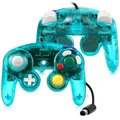 Nuovo controller di gioco trasparente sostitutivo Gamepad Joystick portatile cablato per console per videogiochi NGC GameCube
