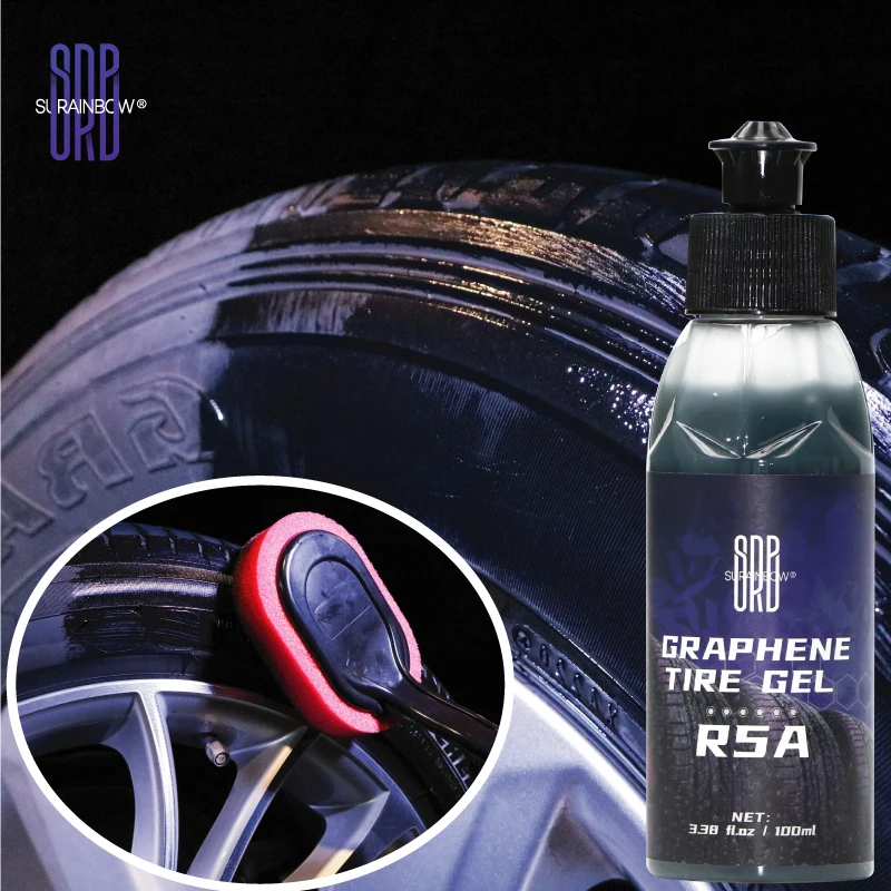 Graphene Tire Gel | Reifengel auf Ölbasis | Der perfekte Glanz | Langlebiger und benutzerfreundlicher Reifenverband | Langlebiger UV-Schutz Image