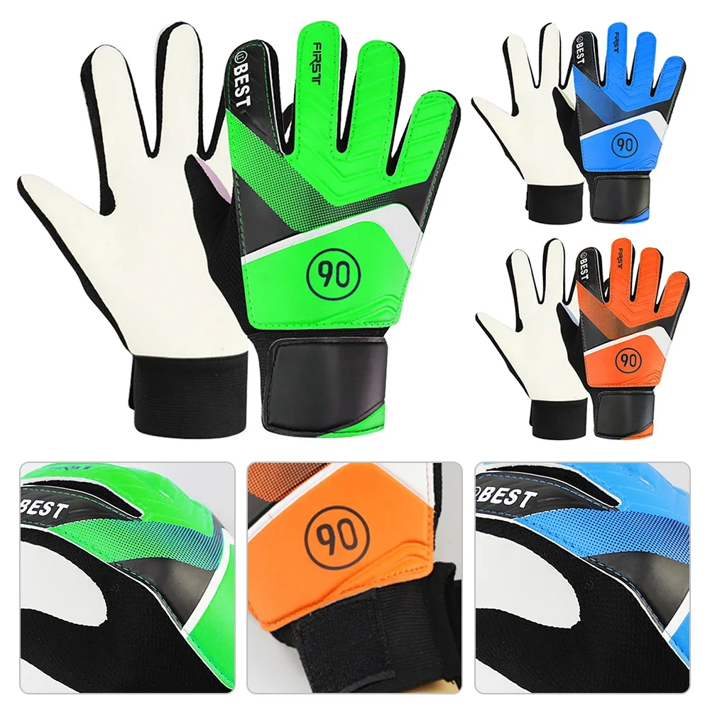 Kinder Fußball Torwart Handschuhe Nr. 5/6/7 Latex Fußball Torhüter Handschuhe Antik ollision Kinder Sport Voll fingers chutz handschuhe Image