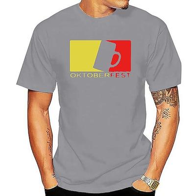 Oktoberfest Bier Handwerk Cosplay Kostüm T-Shirt-Ärmel Anime Klassisch Streetstyle Für Paar Herren Damen Erwachsene Oktoberfestbier Heißprägen Image