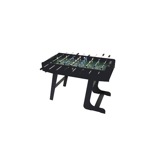 Mendler Tischkicker London, Kicker Kickertisch Tischfussball, klappbar 84x121x105 ~ schwarz