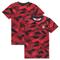 Sunderland Camo Polyester T-Shirt – Rot/Schwarz – Kinder