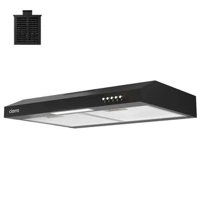 CIARRA Unterbauhaube A+ Dunstabzugshaube 60cm Integrierte Unterschrank Abzugshaube Abluft VM6903DB Image
