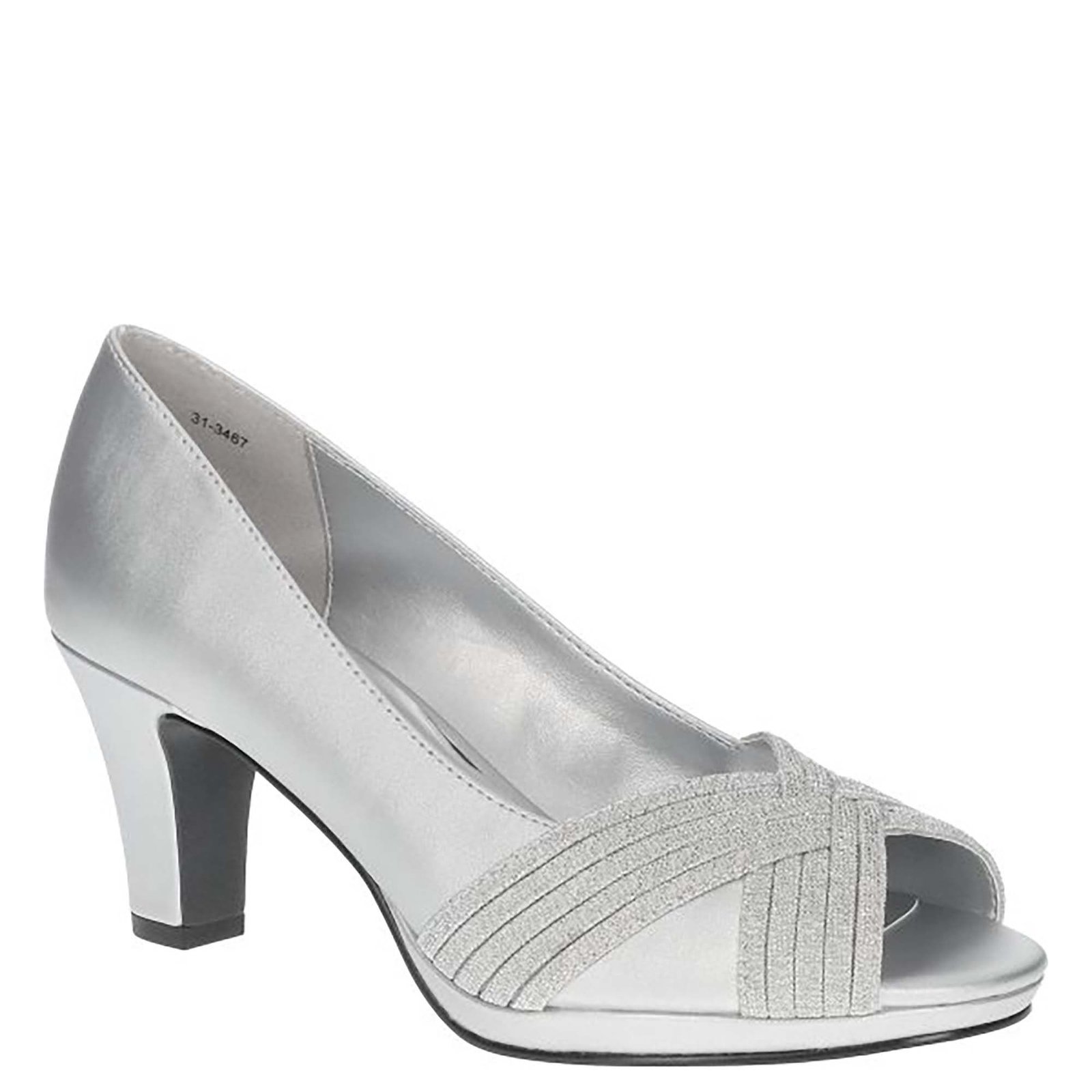 Easy Street Lavish - Womens 8.5 Silver Pump W2