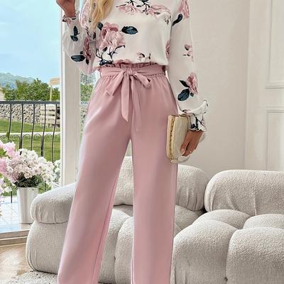 TEMU Development Women's Pants Suit Elegant Spring Set 199 Image