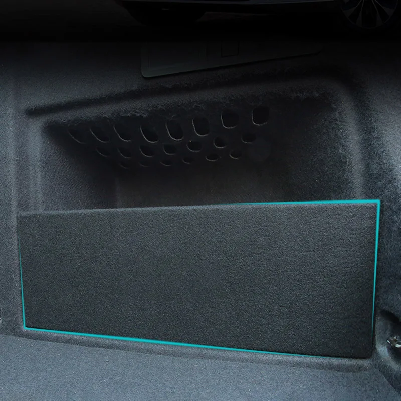 2PCS Auto Stamm Lagerung Schott Schwanz Seite Schallwand Lagerung Box Für Skoda Octavia 3 2007-2021 Superb 2 2013-2021 schnelle Zubehör Image