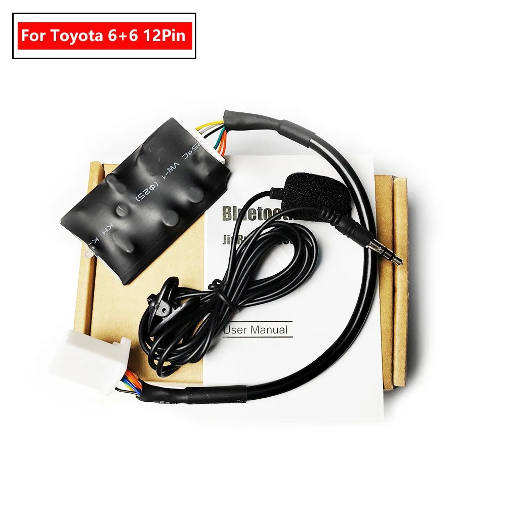 Auto Bluetooth 5,0 Kit Aux Freis prec heinrich tung Musik adapter Kabel für Toyota Rav4 Corolla Avensis Auris Camry Avrcp 6 6 12 Pin Radio Image