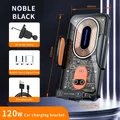 Max 66W Supporto per telefono per auto Supporto per presa d'aria a infrarossi intelligente Clip per caricabatterie wireless per auto da 15 W magnetico per iPhone Samsung Xiaomi