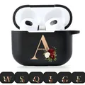 Per Airpods Pro 2 Custodia USB C Lettere in silicone Custodia per auricolari per Apple AirPods 4 2a generazione Pro2 Funda Custodia per auricolare