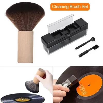 Schallplattenreiniger-Kit Multifunktion ale Schallplatten-Staubent ferner Bürste Image