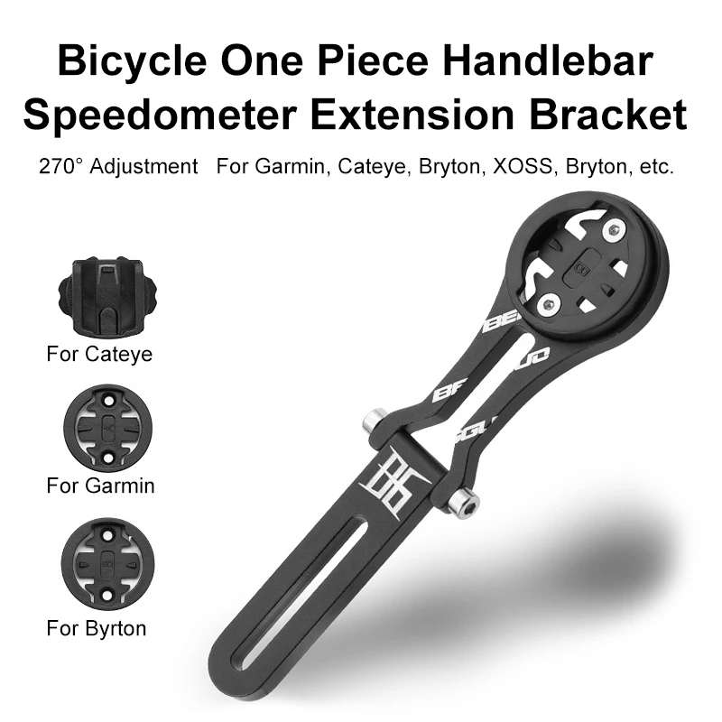 Fahrrad Aluminium Legierung Computer Halterung Rennrad Einstellbare Tacho Halterung Ein Stück Lenker Für Garmin/Cateye/Bryton etc Image
