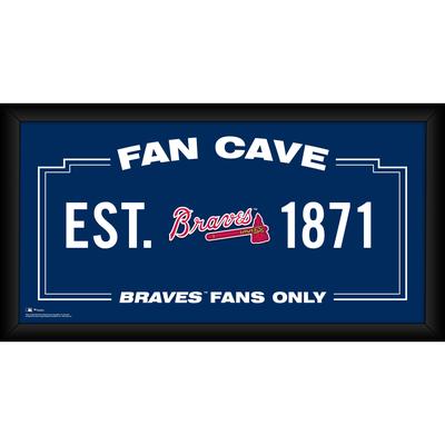 Atlanta Braves – Gerahmte Fan-Cave-Collage, 25,4 x 50,8 cm Image