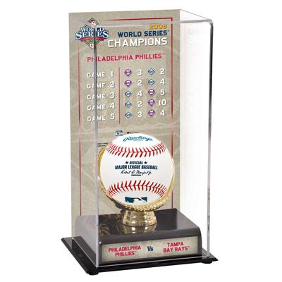 Sublimierte Vitrine mit Bild der Serie „Philadelphia Phillies 2008 World Series Champions“ Image