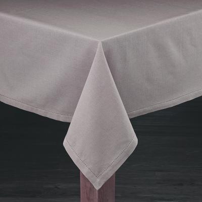Wide Width AMETHYST TABLECLOTHS by LINTEX LINENS in Taupe (Size 60" W 102"L)