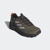 Wanderschuh ADIDAS TERREX "TERREX EASTRAIL GORE-TEX", Gr. 38, grün (olive strata, silber dawn, amber tint), Textil, Synthetik, sportlich, Schuhe, wasserdicht