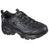 Sneaker SKECHERS "D´Lites-Fresh Start", Damen, Gr. 41, schwarz, Leder, Textil, Synthetik, unifarben, sportlich, Schuhe Sneaker, Freizeitschuh, Halbschuh, Schnürschuh mit Bio-Dri-Ausstattung