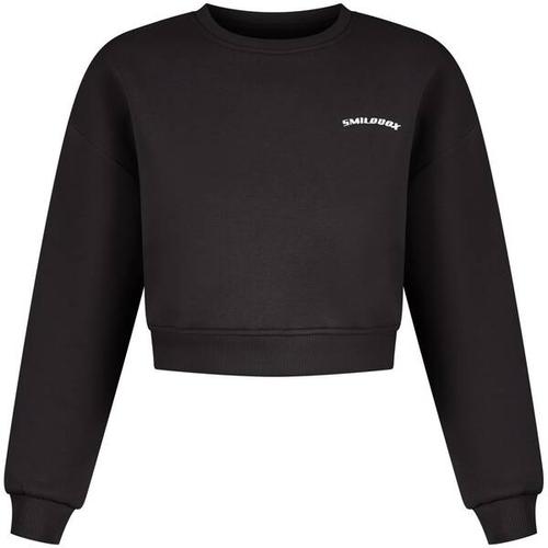 SMILODOX Damen Sweatshirt Sherry, Größe L in Schwarz