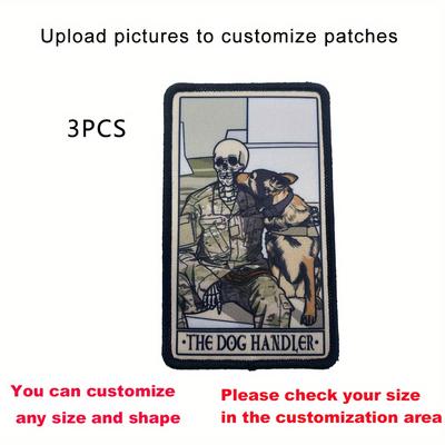 TEMU [custom] 3pcs Printing Patches, Personalized Backpack Patches