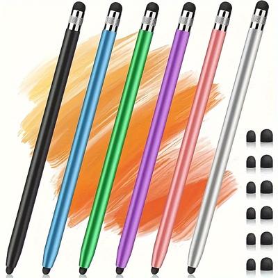 TEMU 4pcs/set Stylus Pens For Touch Screens, 2-in-1 High Sensitivity And Capacitive Touch Screen Pens For Ipad/ipad Mini/ipad Pro/ipad Air/smartphones/ Galaxy/all Universal Touch Screen Devices