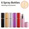 TEMU 10pcs/set 5ml Portable Mini Refillable Perfume Atomizer 6 Spray Bottles With 4 Accessories, Including 2 Funnels And 2 Pipettes, Travel Size For Fragrance & Aftershave